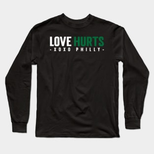 Funny Philadelphia love Hurts Fan v2 Long Sleeve T-Shirt